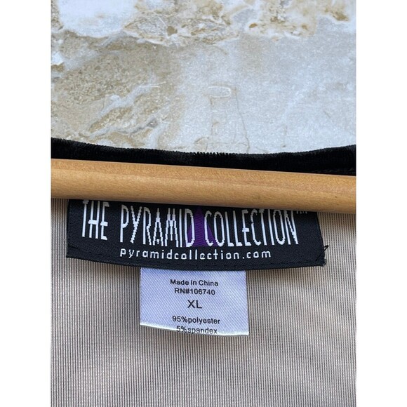 The Pyramid Collection Boho Paisley Velvet-Sleeve Midi Dress – XL, Romantic Fan - Picture 7 of 8